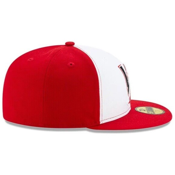 New Era 59Fifty Washington National MLB Hat 7 1/4 Red White Blue Low Profile Cap - Picture 5 of 12